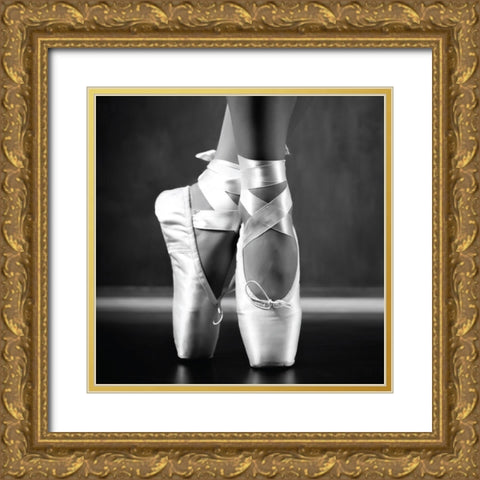 Paire de Pointes Gold Ornate Wood Framed Art Print with Double Matting by Braun Studio