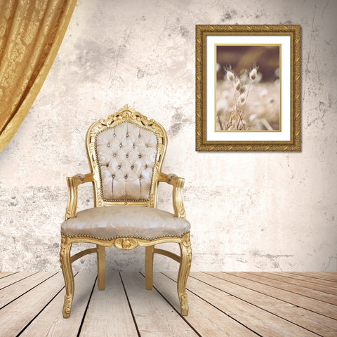 Herbes des Champs 1 Gold Ornate Wood Framed Art Print with Double Matting by BRAUN Studio