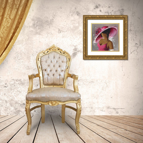 Stephanie Gold Ornate Wood Framed Art Print with Double Matting by Johanna