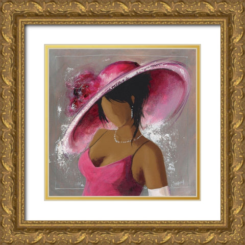 Stephanie Gold Ornate Wood Framed Art Print with Double Matting by Johanna