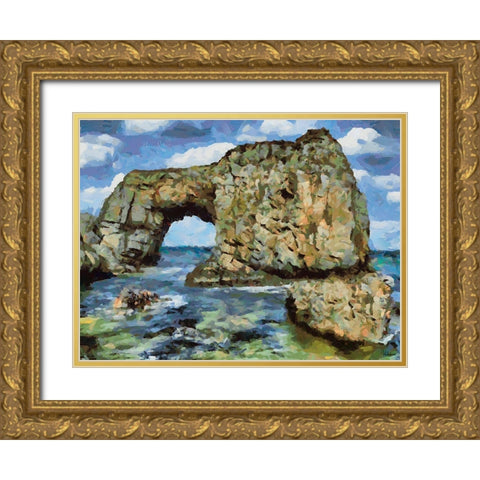 National Parks 10 Gold Ornate Wood Framed Art Print with Double Matting by Medeiros, Celito