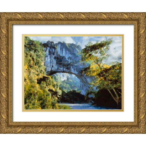 National Parks 12 Gold Ornate Wood Framed Art Print with Double Matting by Medeiros, Celito