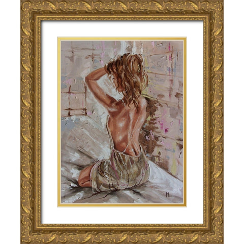 Light in the Room Gold Ornate Wood Framed Art Print with Double Matting by Luniak, Monika