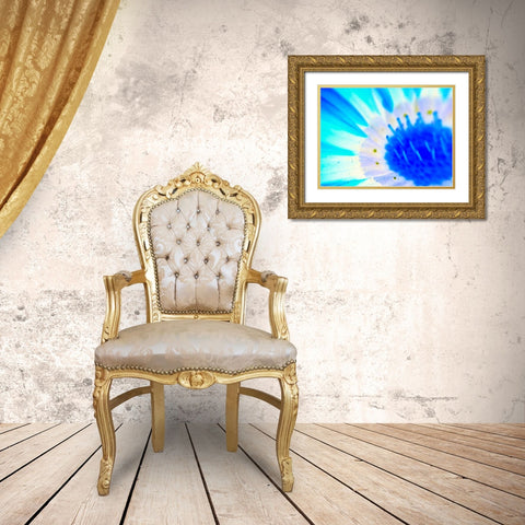 Natural Glow III Gold Ornate Wood Framed Art Print with Double Matting by Grayscale