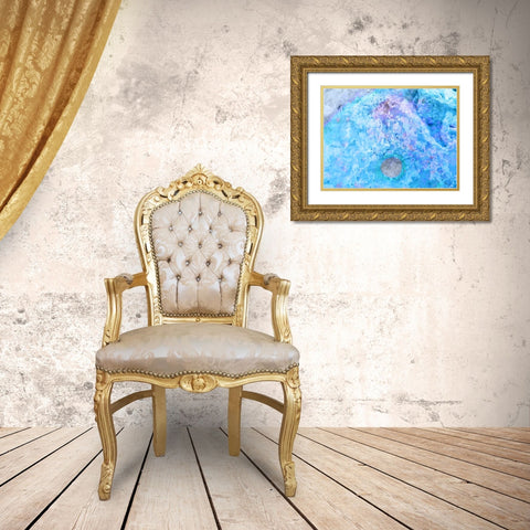 Salt Block III Gold Ornate Wood Framed Art Print with Double Matting by Grayscale