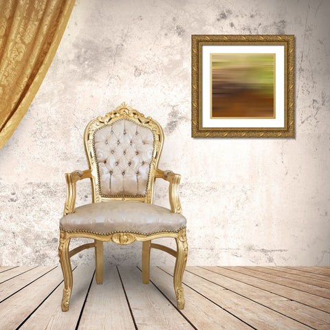 Pinstripes XXXI Gold Ornate Wood Framed Art Print with Double Matting by Grayscale