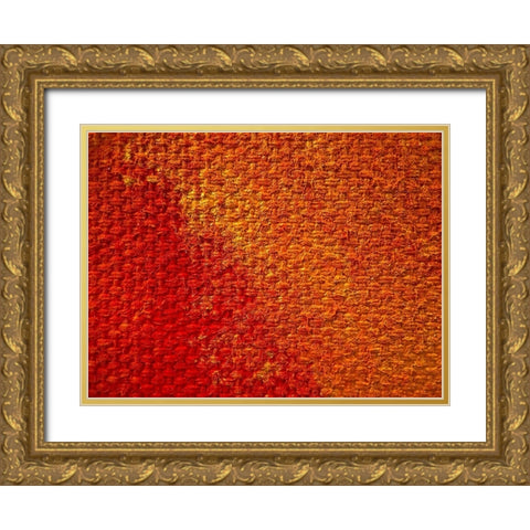 Canvas Closeup II Gold Ornate Wood Framed Art Print with Double Matting by Grayscale