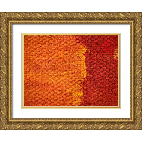 Canvas Closeup IV Gold Ornate Wood Framed Art Print with Double Matting by Grayscale