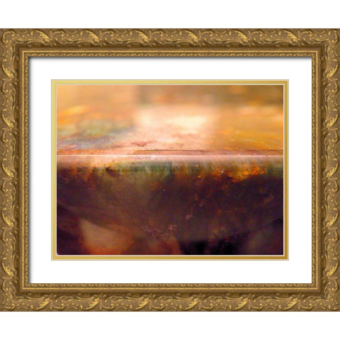 Stone Edge I Gold Ornate Wood Framed Art Print with Double Matting by Grayscale