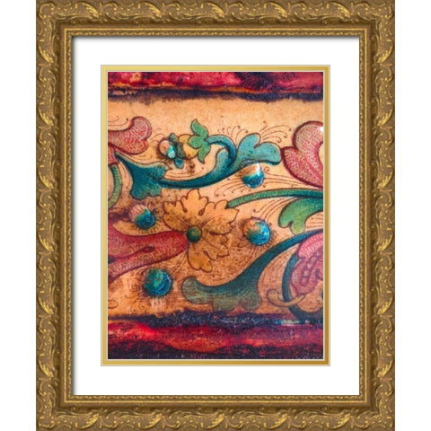 Cabinet Detail I Gold Ornate Wood Framed Art Print with Double Matting by Grayscale
