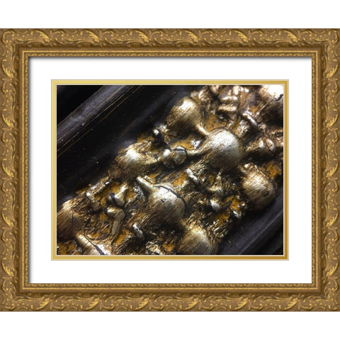 Frame Pic I Gold Ornate Wood Framed Art Print with Double Matting by Grayscale