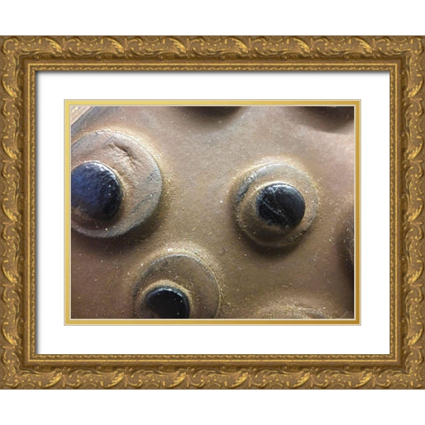 Frame Pic VI Gold Ornate Wood Framed Art Print with Double Matting by Grayscale