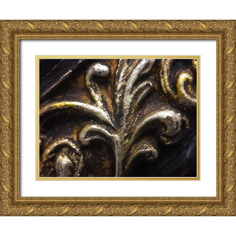 Frame Pic XII Gold Ornate Wood Framed Art Print with Double Matting by Grayscale