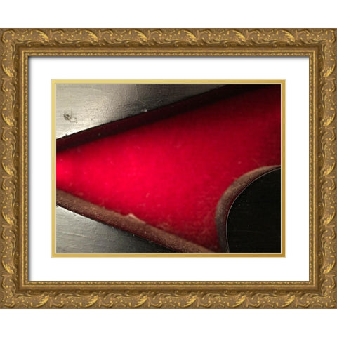 Wood Carving III Gold Ornate Wood Framed Art Print with Double Matting by Grayscale