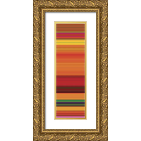 Totem XXI Gold Ornate Wood Framed Art Print with Double Matting by Grayscale