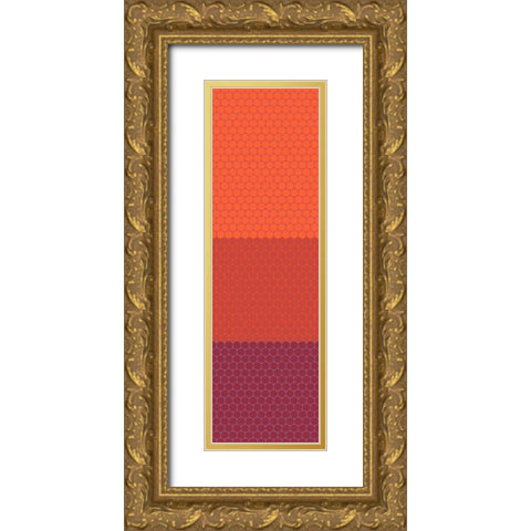 Totem XXIII Gold Ornate Wood Framed Art Print with Double Matting by Grayscale