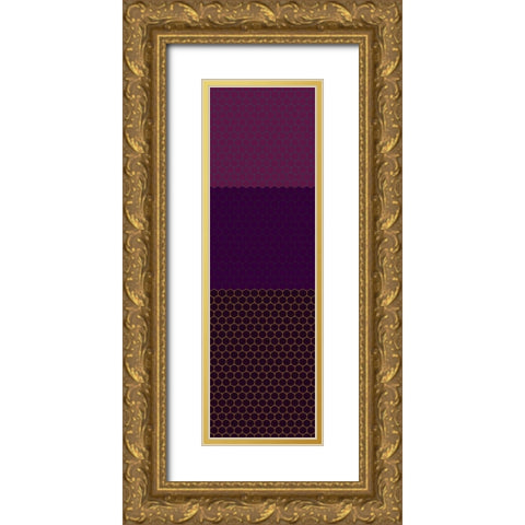 Totem XXIV Gold Ornate Wood Framed Art Print with Double Matting by Grayscale