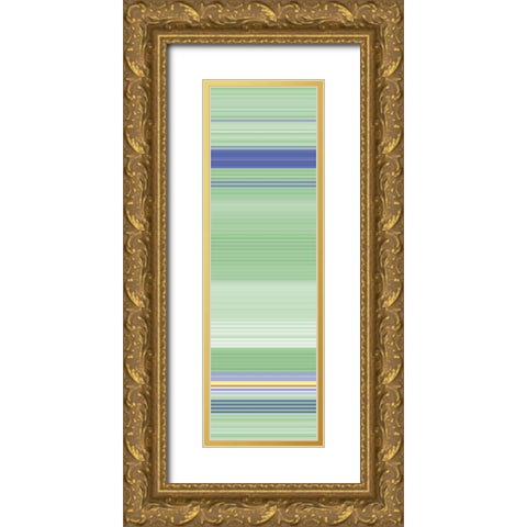 Totem XXV Gold Ornate Wood Framed Art Print with Double Matting by Grayscale