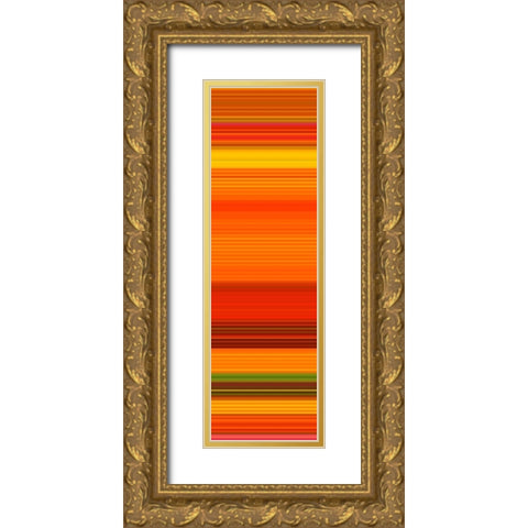 Totem XXIX Gold Ornate Wood Framed Art Print with Double Matting by Grayscale