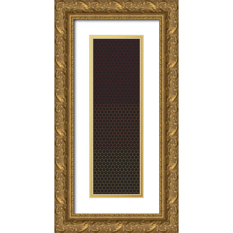 Totem XXXI Gold Ornate Wood Framed Art Print with Double Matting by Grayscale