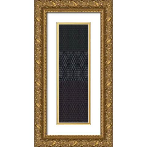 Totem XXXII Gold Ornate Wood Framed Art Print with Double Matting by Grayscale