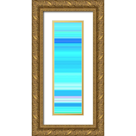 Totem XXXIII Gold Ornate Wood Framed Art Print with Double Matting by Grayscale