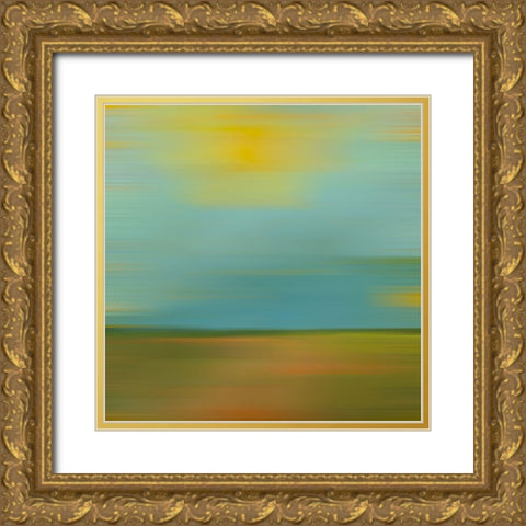 Dreamscape I Gold Ornate Wood Framed Art Print with Double Matting by Grayscale