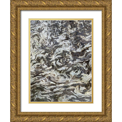 The Scream VI Gold Ornate Wood Framed Art Print with Double Matting by Grayscale