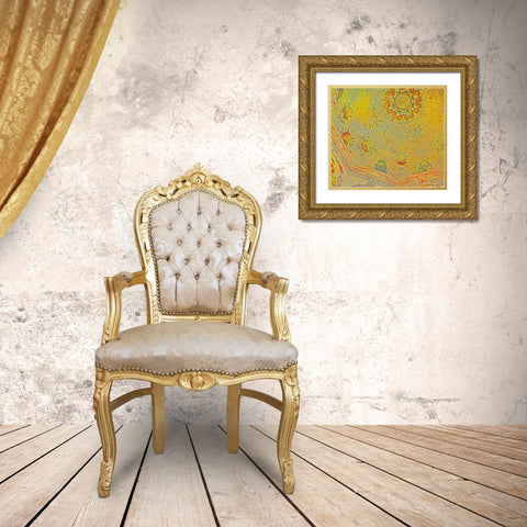 Mission Ceiling I Gold Ornate Wood Framed Art Print with Double Matting by Popcorn