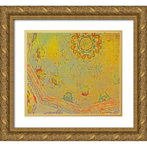 Mission Ceiling I Gold Ornate Wood Framed Art Print with Double Matting by Popcorn