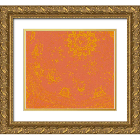 San Xavier Dome III Gold Ornate Wood Framed Art Print with Double Matting by Popcorn