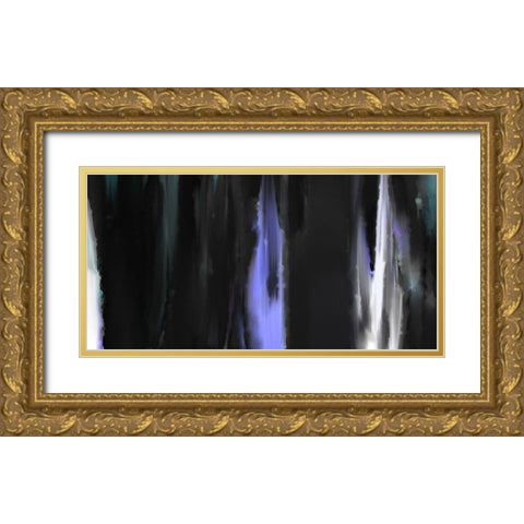 Blank Spaces 4 Gold Ornate Wood Framed Art Print with Double Matting by Tenoever, William