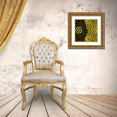Veil 1 Gold Ornate Wood Framed Art Print with Double Matting by Tenoever, William