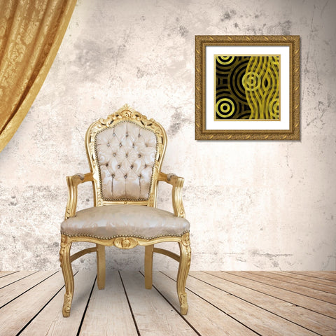 Veil 2 Gold Ornate Wood Framed Art Print with Double Matting by Tenoever, William