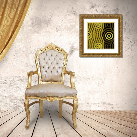 Veil 3 Gold Ornate Wood Framed Art Print with Double Matting by Tenoever, William