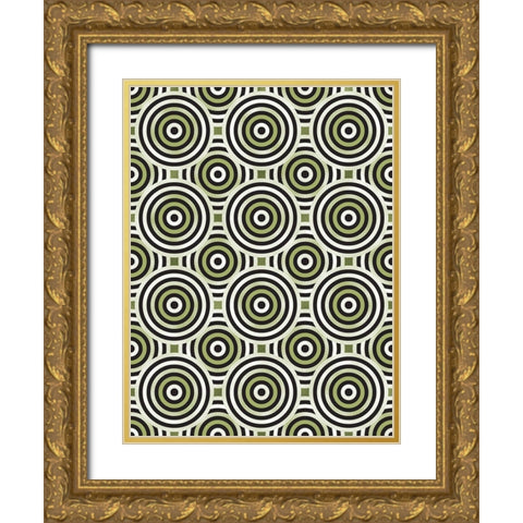 Shields 8 Gold Ornate Wood Framed Art Print with Double Matting by Tenoever, William