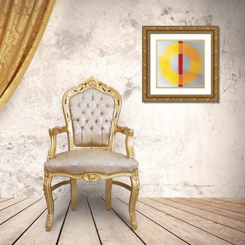 On Your Mark Gold Ornate Wood Framed Art Print with Double Matting by Tenoever, William