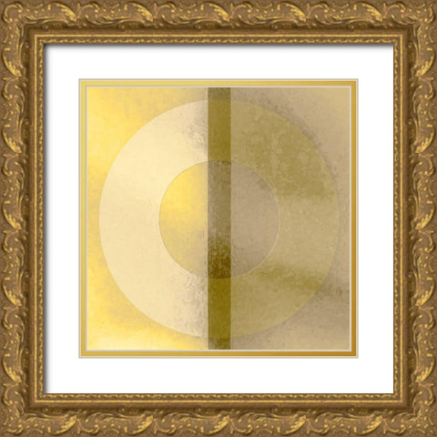Gong Gold Ornate Wood Framed Art Print with Double Matting by Tenoever, William