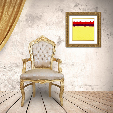 Fields of Gold Gold Ornate Wood Framed Art Print with Double Matting by Tenoever, William