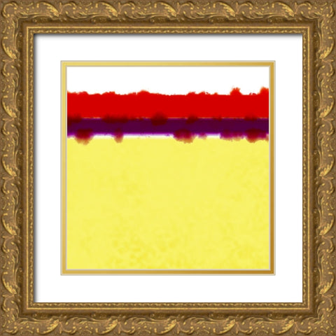 Fields of Gold Gold Ornate Wood Framed Art Print with Double Matting by Tenoever, William