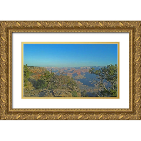 Grand Canyon 7: North Rim Gold Ornate Wood Framed Art Print with Double Matting by Popcorn