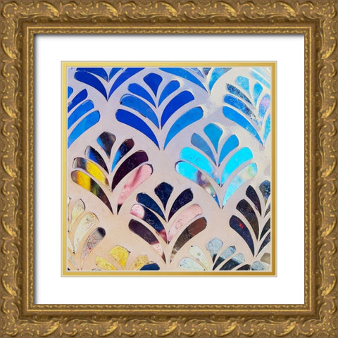 Mirrorball Gold Ornate Wood Framed Art Print with Double Matting by Tenoever, William