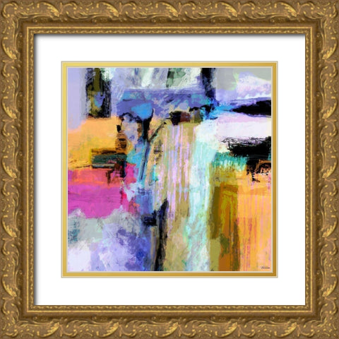 Concept I Gold Ornate Wood Framed Art Print with Double Matting by Tienhaara, Michael