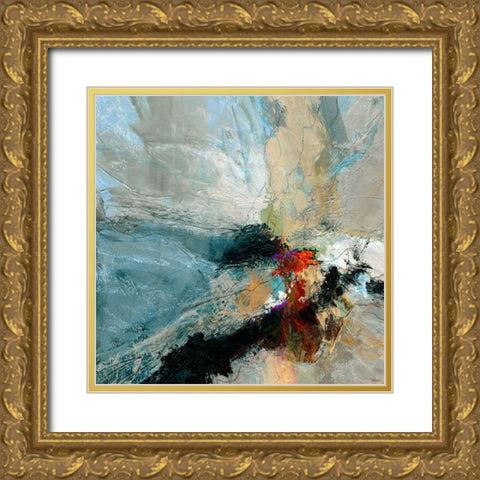 Sculpted IV Gold Ornate Wood Framed Art Print with Double Matting by Tienhaara, Michael