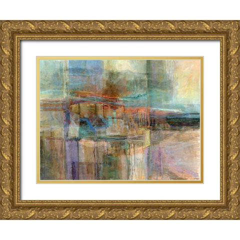 Emergence V Gold Ornate Wood Framed Art Print with Double Matting by Tienhaara, Michael