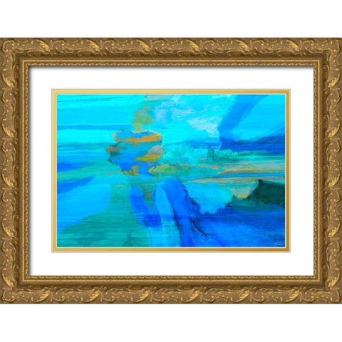 Emanate I Gold Ornate Wood Framed Art Print with Double Matting by Tienhaara, Michael