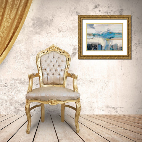 Melodious I Gold Ornate Wood Framed Art Print with Double Matting by Tienhaara, Michael