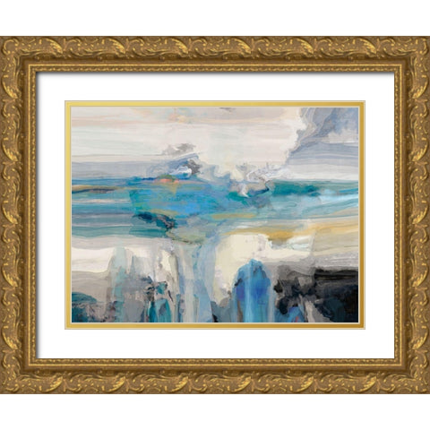 Melodious II Gold Ornate Wood Framed Art Print with Double Matting by Tienhaara, Michael