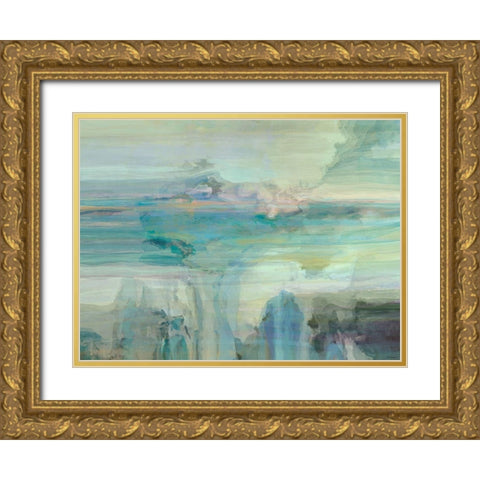 Melodious III Gold Ornate Wood Framed Art Print with Double Matting by Tienhaara, Michael