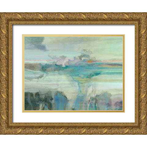 Melodious IV Gold Ornate Wood Framed Art Print with Double Matting by Tienhaara, Michael